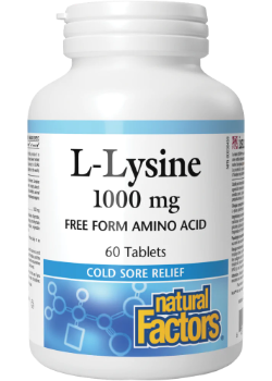 L-Lysine 1,000mg - 60 Tabs