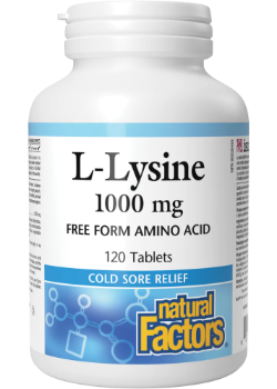 L-Lysine 1,000mg - 120 Tabs