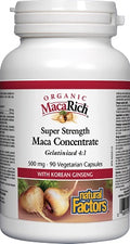MacaRich 500mg Maca Concentrate - 90 + 90 V-Caps FREE