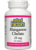 Manganese Chelate 25mg - 90 Tabs