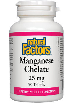 Manganese Chelate 25mg - 90 Tabs