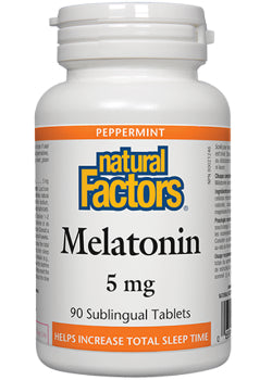 Melatonin 5mg (Peppermint) - 90 Sublingual Tabs