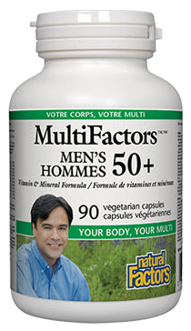 MultiFactors Men's 50+ Multivitamin - 90 V-Caps