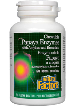 Papaya Enzymes Chewable - 120 + 60 Tabs FREE