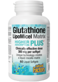 Glutathione Lipomicel Matrix 300mg - 60 Softgels
