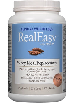 RealEasy With PGX Whey Meal Replacement (Chocolate) - 940g + BONUS