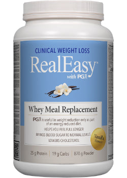 RealEasy With PGX Whey Meal Replacement (Vanilla) - 870g + BONUS