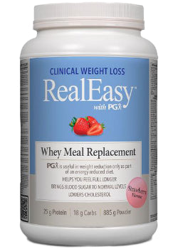RealEasy With PGX Whey Meal Replacement (Strawberry) - 885g + BONUS