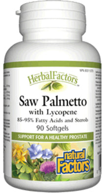 Saw Palmetto 160mg With Lycopene - 90 Softgels