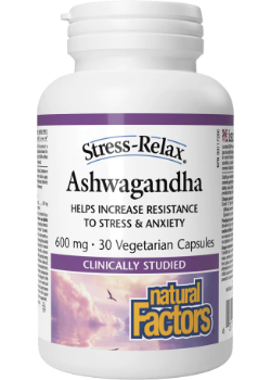 Stress-Relax Ashwagandha 600mg - 30 V-Caps