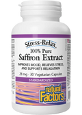 Stress-Relax Saffron Extract (100% Pure) 28mg - 30 V-Caps