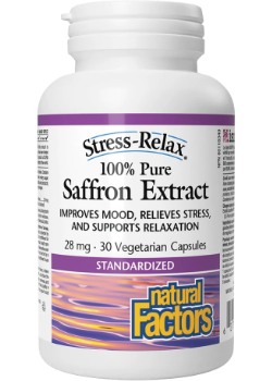 Stress-Relax Saffron Extract (100% Pure) 28mg - 30 V-Caps
