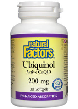 Ubiquinol Qh Active CoQ10 200mg - 30 Softgels