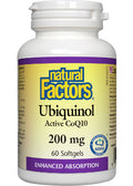 Ubiquinol Qh Active CoQ10 200mg - 60 Softgels