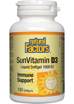 SunVitamin D3 1,000iu - 180 Softgels