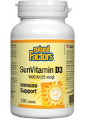 SunVitamin D3 1,000iu - 180 Tabs