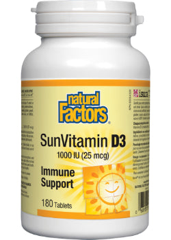 SunVitamin D3 1,000iu - 180 Tabs