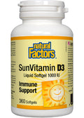 SunVitamin D3 1,000iu - 360 Softgels