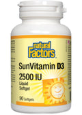SunVitamin D3 2,500iu - 90 Softgels