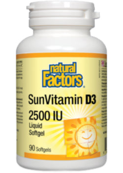 SunVitamin D3 2,500iu - 90 Softgels