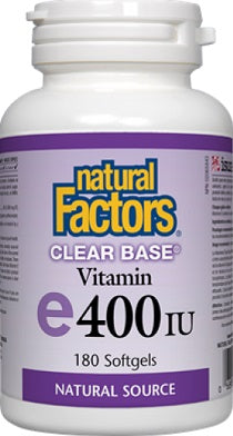 Vitamin E Clear Base 400iu - 180 Softgels