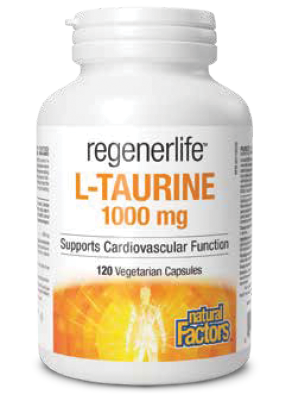 RegenerLife L-Taurine 1000mg - 120 V-Caps