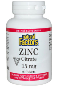 Zinc Citrate 15mg - 90 Tabs