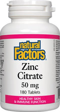 Zinc Citrate 50mg - 180 Tabs