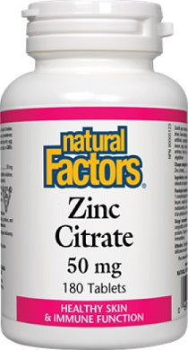 Zinc Citrate 50mg - 180 Tabs