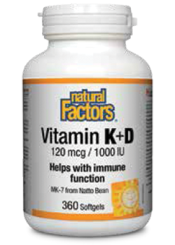 Vitamin K + D - 360 Softgels