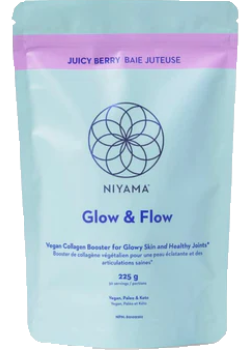 Glow & Flow Vegan Collagen Booster (Juicy Berry) - 225g + BONUS
