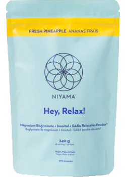 Hey Relax Magnesium Relaxation Powder (Fresh Pineapple) - 240g + BONUS