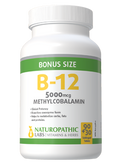 B-12 Methylcobalamin 5,000mcg Sublingual - 120 + 50 Lozenges FREE