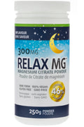 Relax MG Magnesium Powder (Natural) 300mg - 250g + BONUS