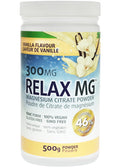 Relax MG Magnesium Powder (Vanilla) 300mg - 500 + 250g FREE - Naturopathic Labs