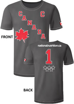 NN Captain Canuck T-Shirt (Ladies Grey) - Large