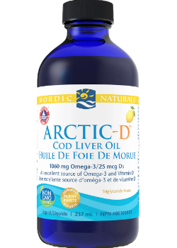 Arctic Cod Liver Oil + D (Lemon) - 237ml