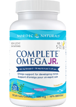 Complete Omega Junior 500mg (Lemon) - 90 Softgels