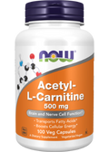 Acetyl L-Carnitine 500mg - 100 V-Caps