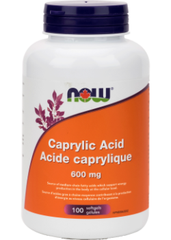 Caprylic Acid 600mg - 100 Softgels