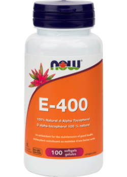 E-400 d-Alpha Tocopheryl - 100 Softgels