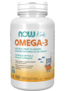 Kids Omega-3 (Natural Fruit) - 100 Chewable Softgels