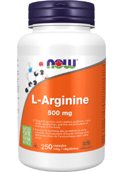 L-Arginine 500mg - 250 Caps + BONUS