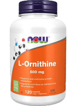 L-Ornithine 500mg - 120 V-Caps