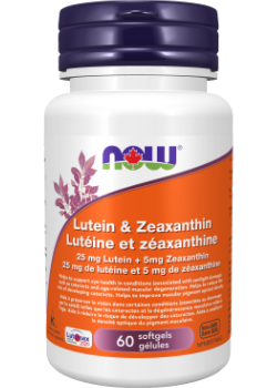 Lutein 25mg And Zeaxanthin 5mg - 60 Softgels