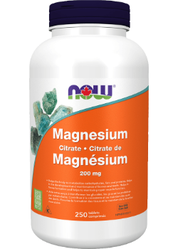 Magnesium Citrate 200mg - 250 Tabs + BONUS