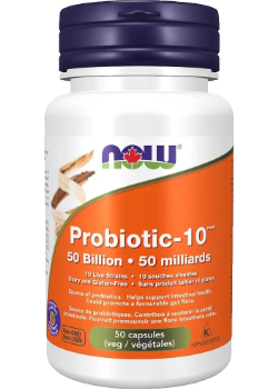 Probiotic-10 (50 Billion) - 50 V-Caps + BONUS