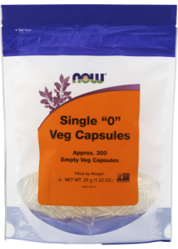 Empty Single Vegetarian Caps "0" - 300 Caps