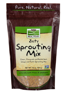 Zesty Sprouting Mix (Clover, Fenugreek & Radish Seeds) - 454g