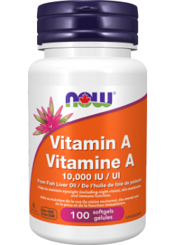 Vitamin A 10,000iu - 100 Softgels
